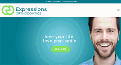Desktop Screenshot of expressionsortho.com